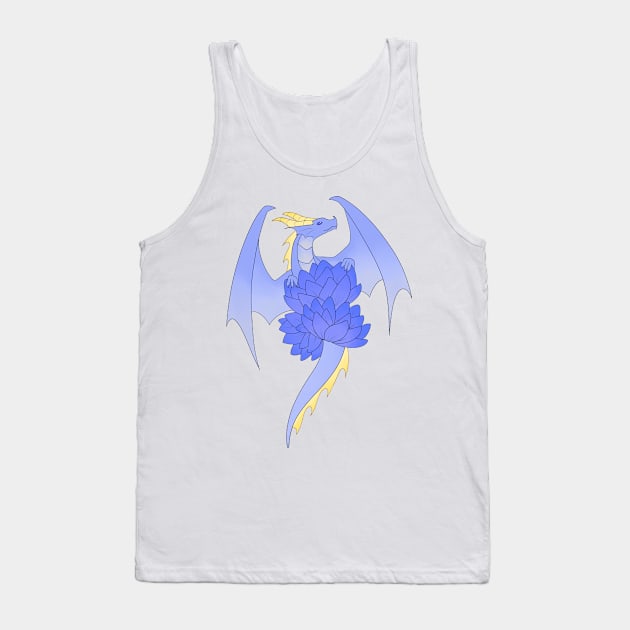 Water Lily Dragon Tank Top by BiscuitSnack